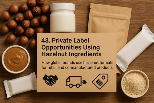Private label hazelnut ingredient opportunities